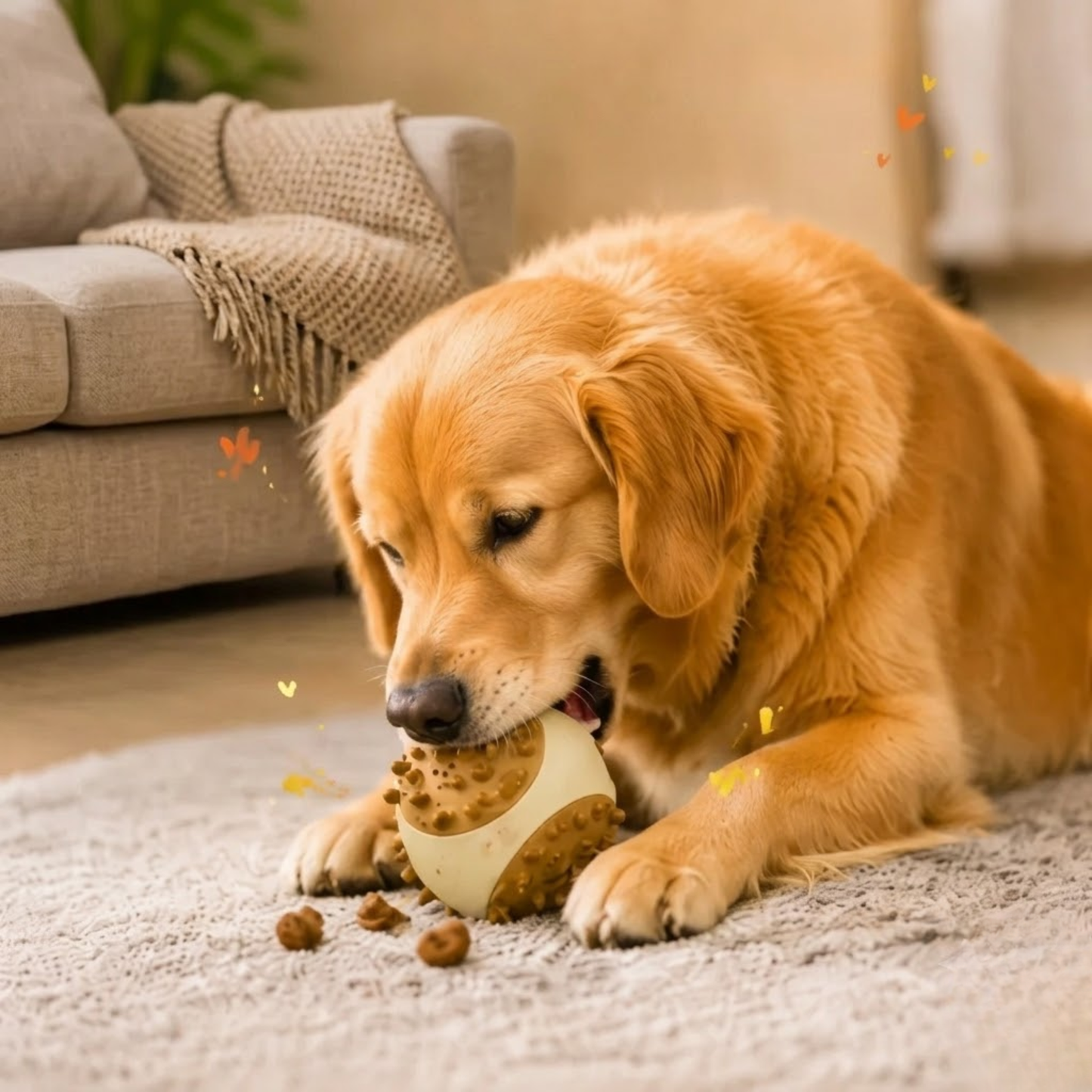 Dog Food Dispensing Ball