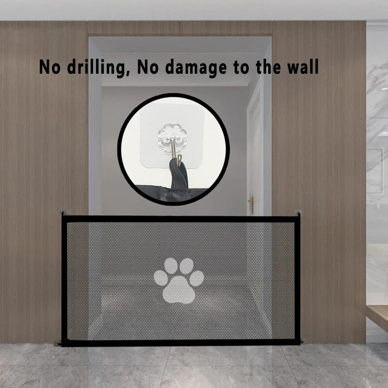 Dog Safety Gate Mesh Barrier