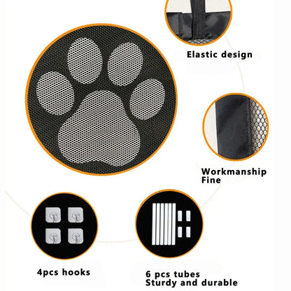 Dog Safety Gate Mesh Barrier