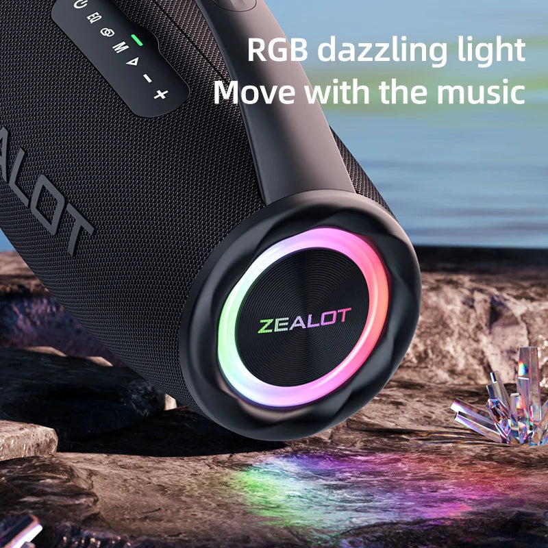 Portable RGB Bass Speaker