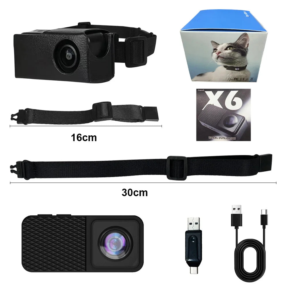 HD Pet Collar Camera