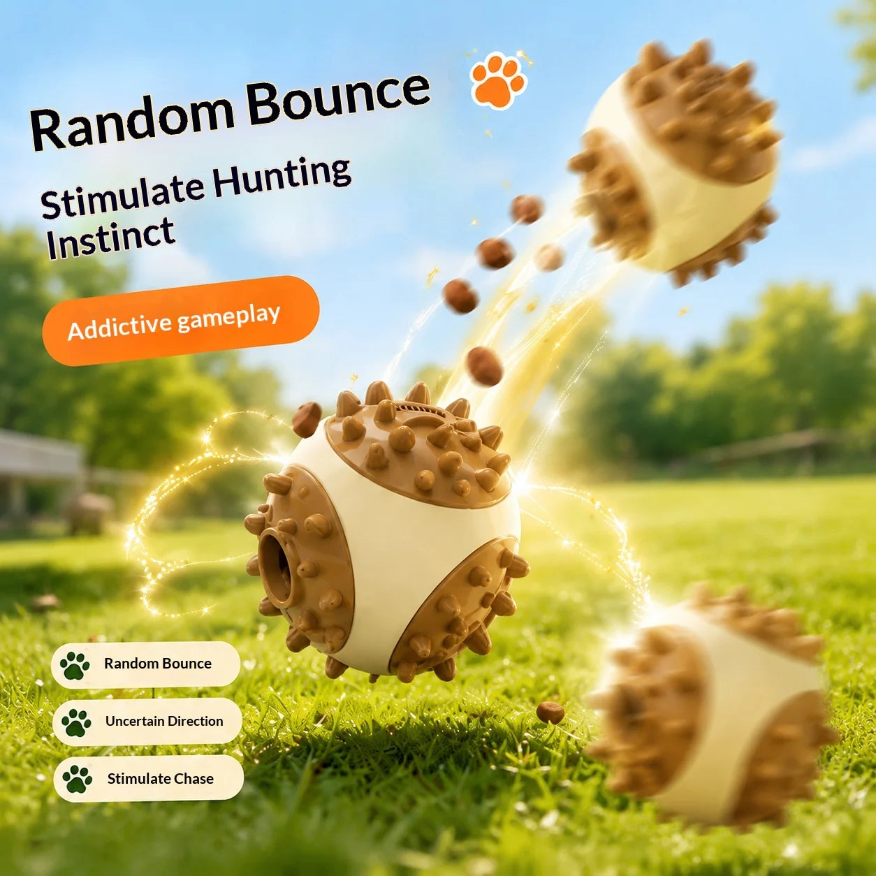 Dog Food Dispensing Ball