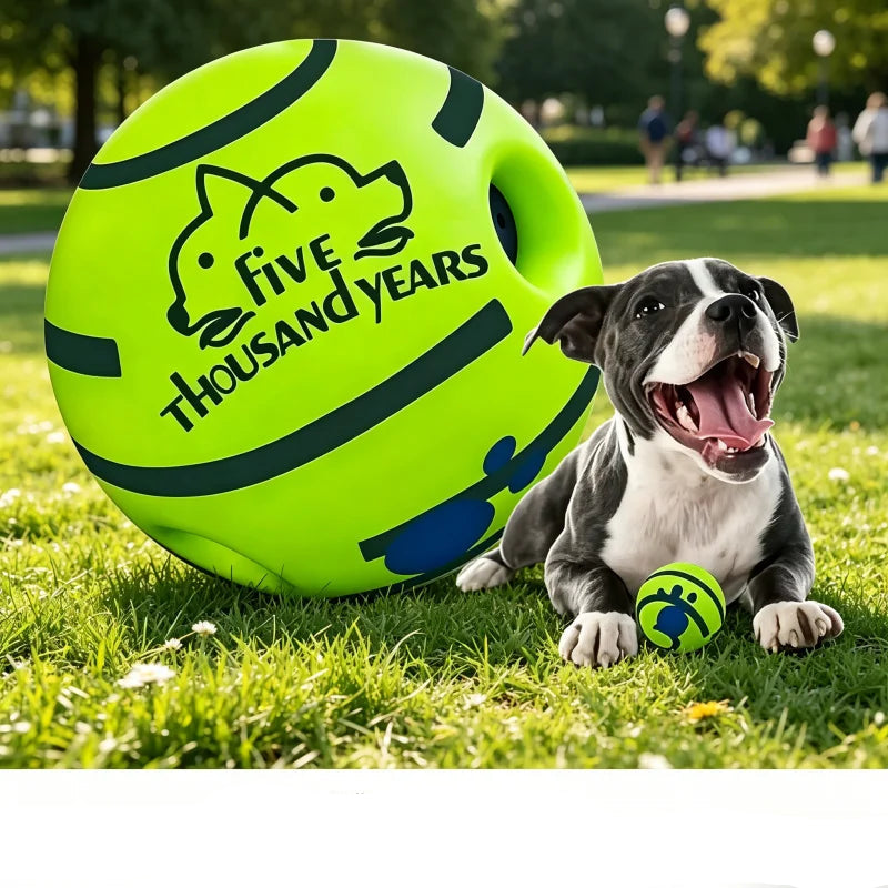 Title  Squeaky Giggle Wobble Ball