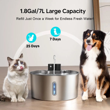 7L Cordless Pet Water Fountain