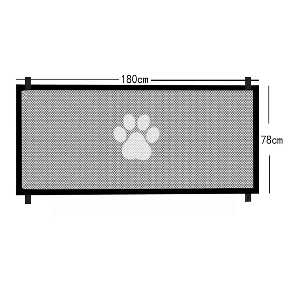 Dog Safety Gate Mesh Barrier