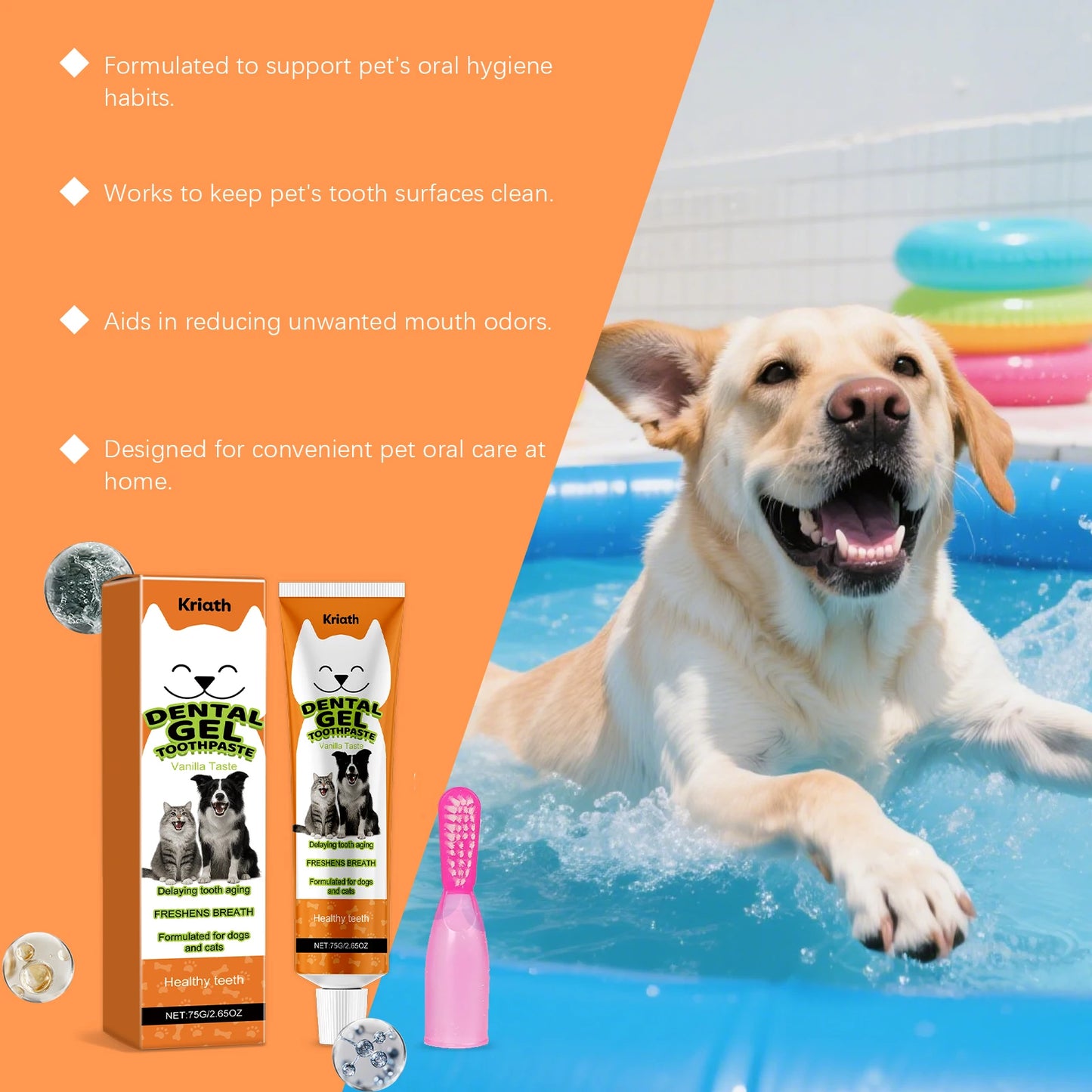 Pet Toothpaste Care Set
