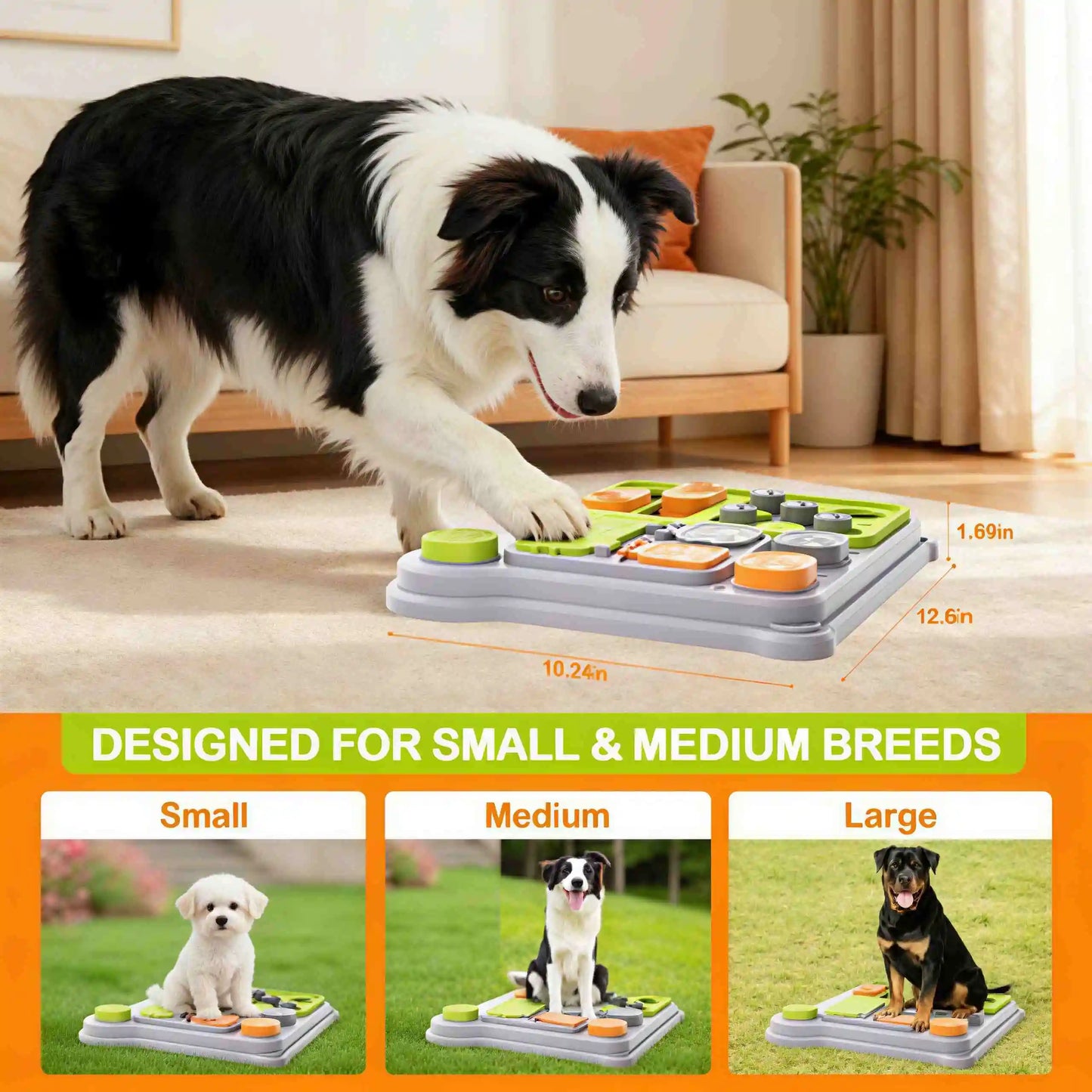 Interactive Puzzle Feeding Toy