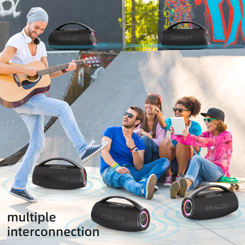 Portable RGB Bass Speaker