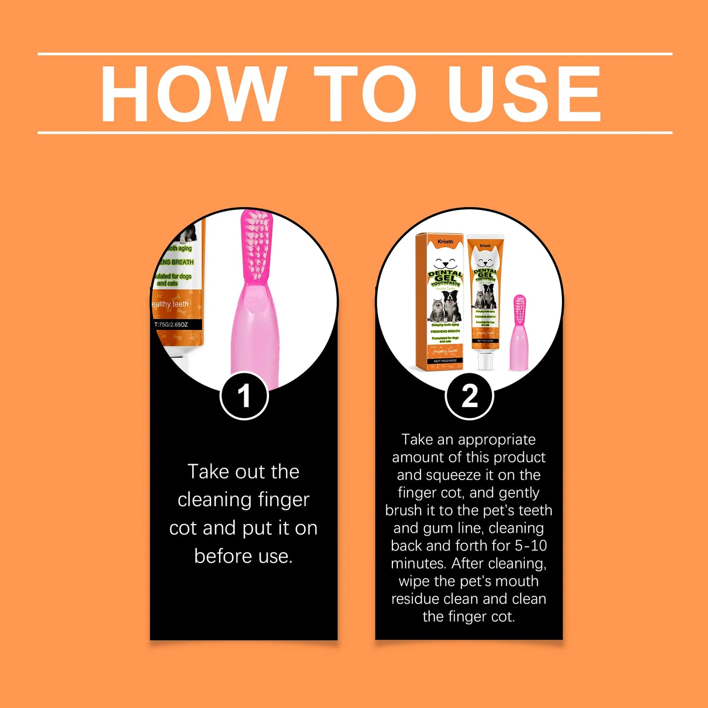 Pet Toothpaste Care Set