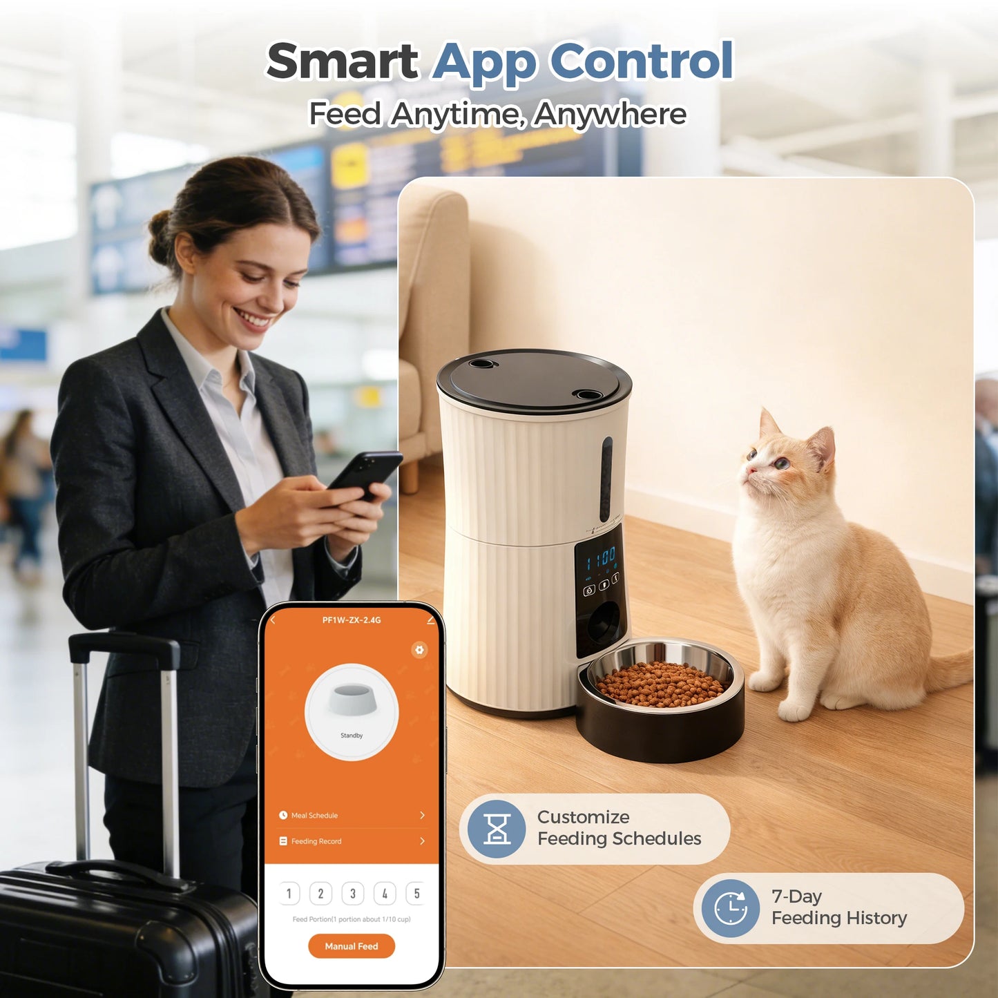 Automatic Pet Food Dispenser