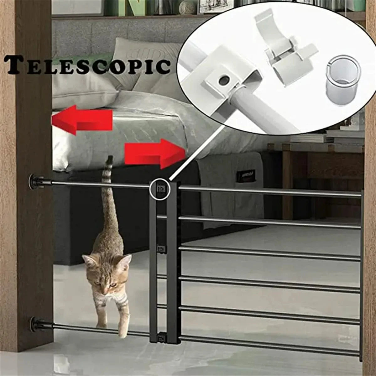 Adjustable Indoor Pet Gate