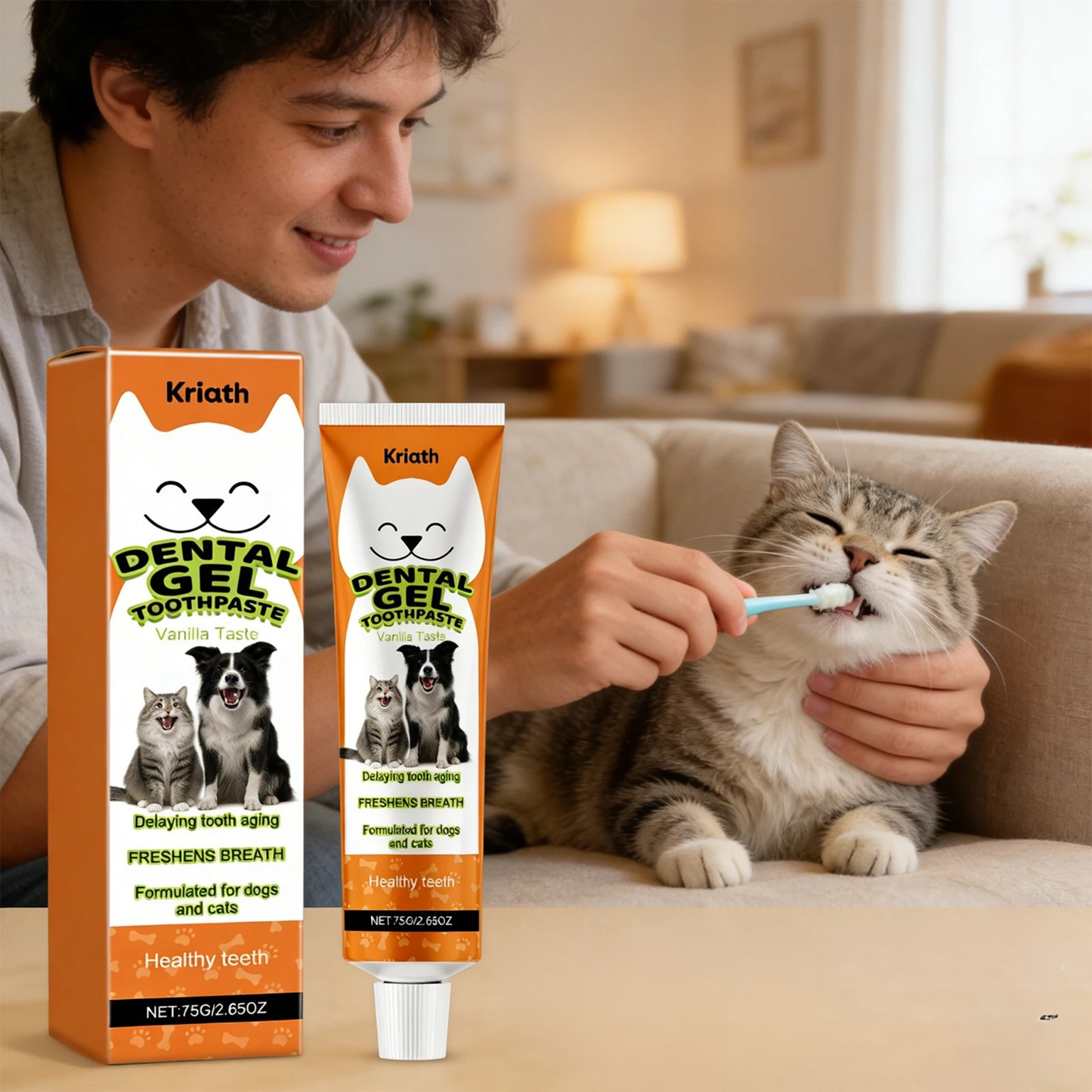 Pet Toothpaste Care Set